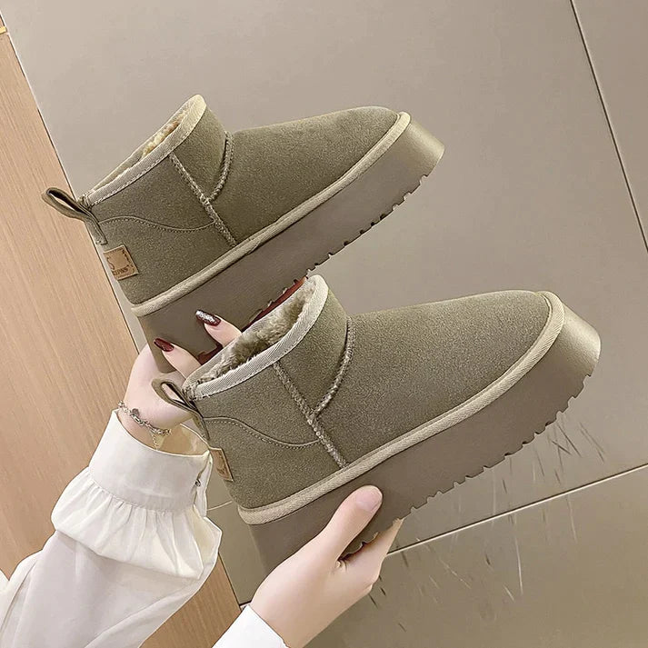 Orthopedic Kaycee Suede Snow Boots with Arch Support for Women 5