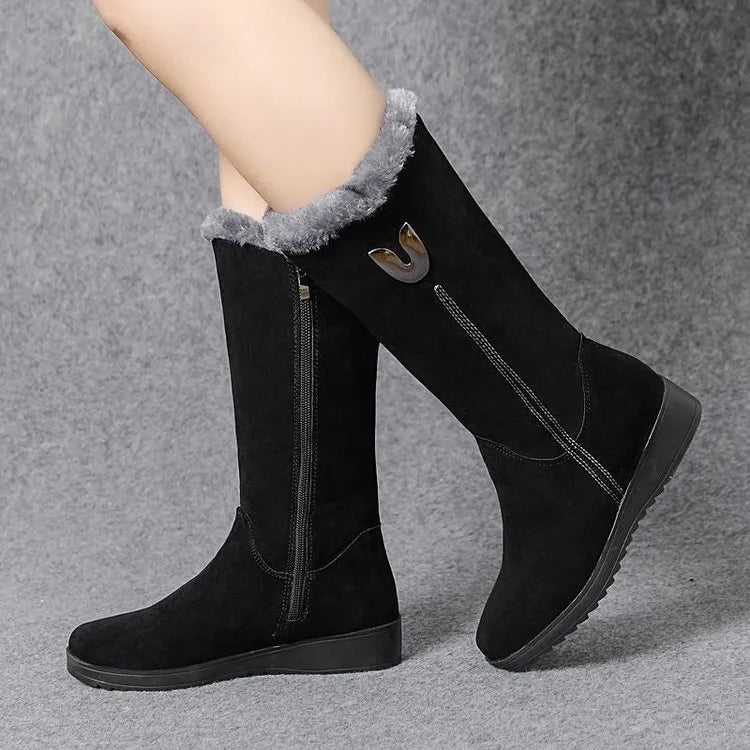Orthopedic Mid-Calf Boots with Arch Support for Women Stylish Warm Winter Footwear 0