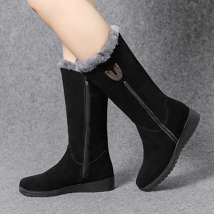 Orthopedic Mid-Calf Boots with Arch Support for Women Stylish Warm Winter Footwear 0