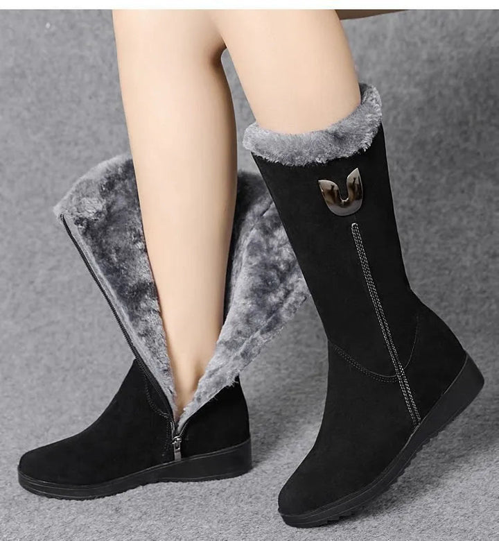Orthopedic Mid-Calf Boots with Arch Support for Women Stylish Warm Winter Footwear 2