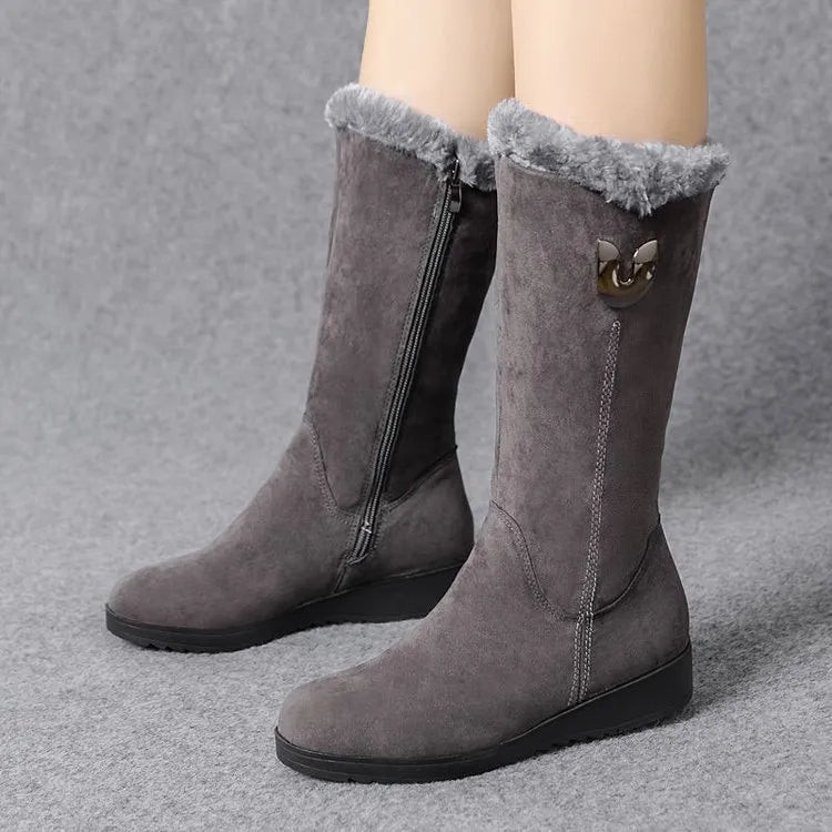 Orthopedic Mid-Calf Boots with Arch Support for Women Stylish Warm Winter Footwear 3
