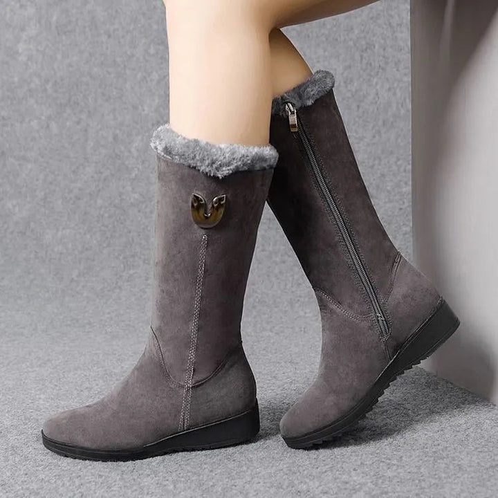 Orthopedic Mid-Calf Boots with Arch Support for Women Stylish Warm Winter Footwear 5