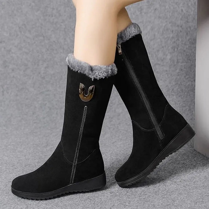 Orthopedic Mid-Calf Boots with Arch Support for Women Stylish Warm Winter Footwear 6