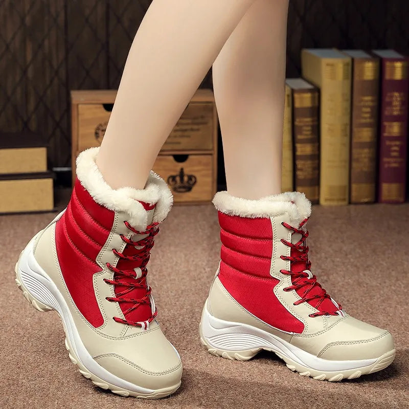 Orthopedic Platform Snow Boots with Arch Support for Women Casual Winter Footwear 8