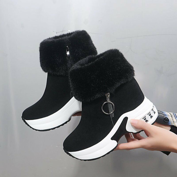Orthopedic Snow Boots with Arch Support for Women Warm Waterproof Winter Footwear 0