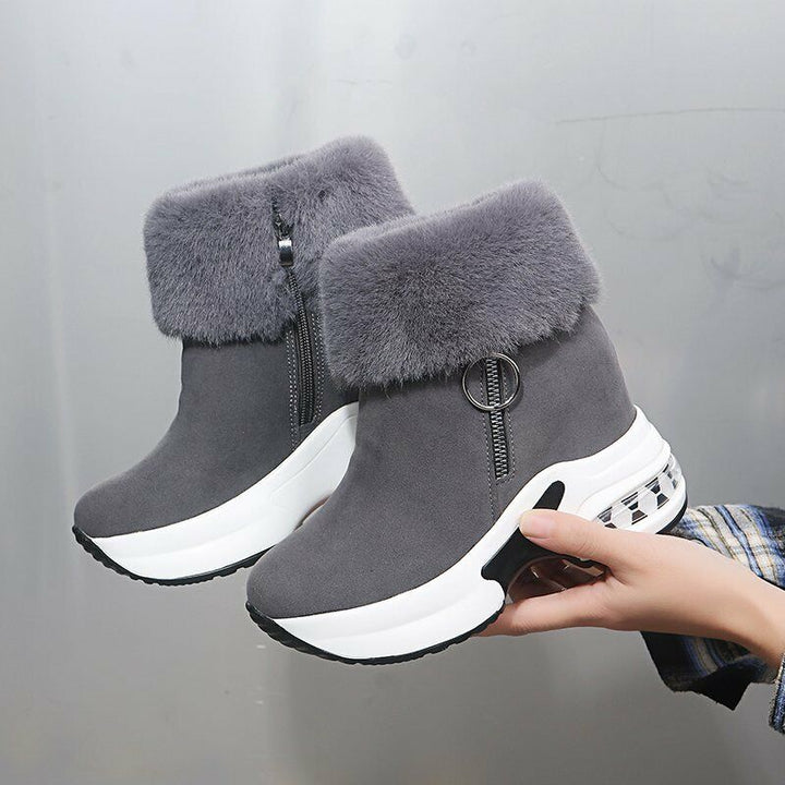 Orthopedic Snow Boots with Arch Support for Women Warm Waterproof Winter Footwear 1