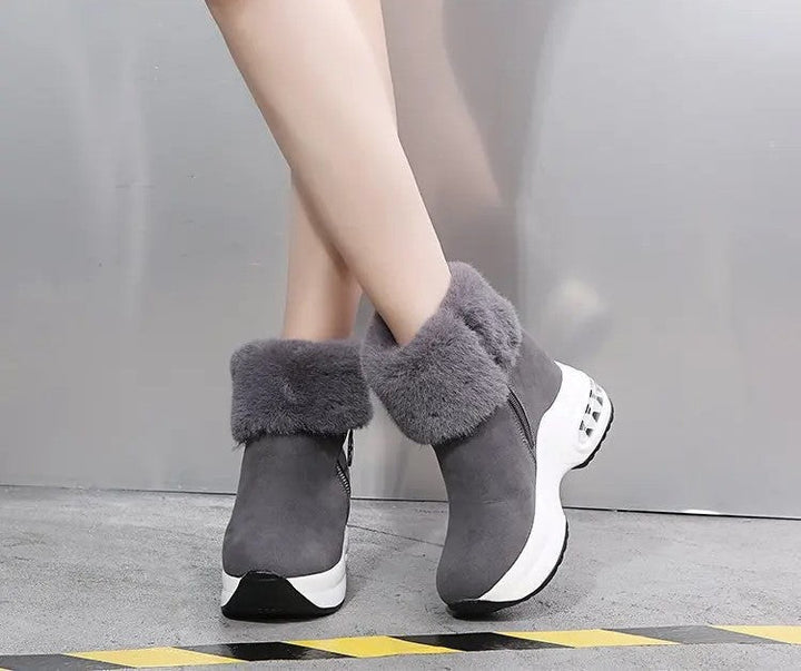 Orthopedic Snow Boots with Arch Support for Women Warm Waterproof Winter Footwear 2