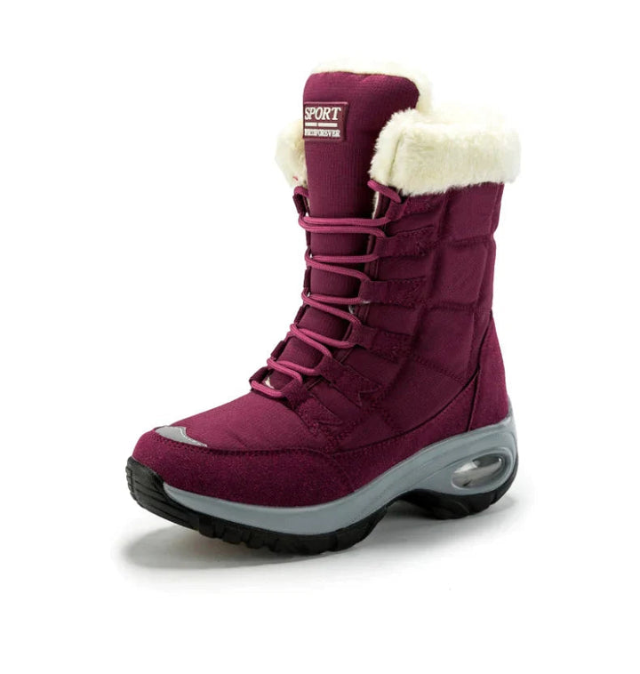 Orthopedic Snow Boots with Arch Support for Women Waterproof Warm Winter Footwear 2