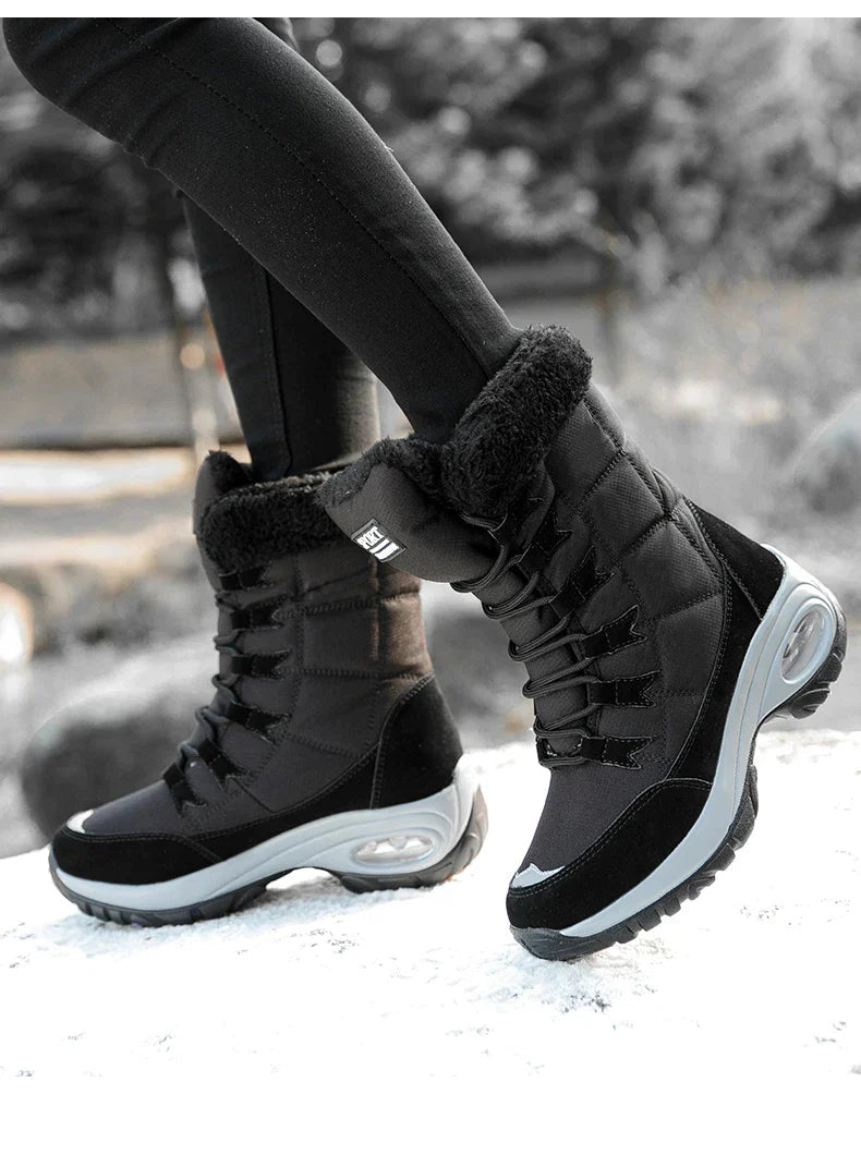 Orthopedic Snow Boots with Arch Support for Women Waterproof Warm Winter Footwear 3