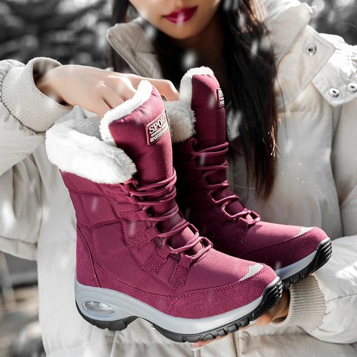 Orthopedic Snow Boots with Arch Support for Women Waterproof Warm Winter Footwear 5