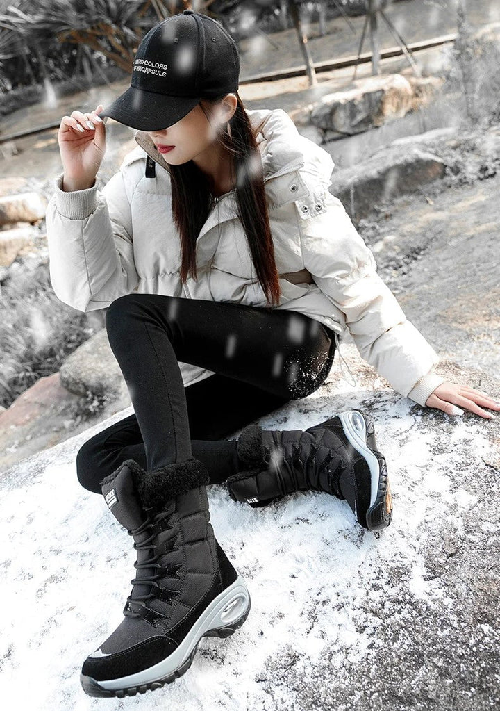 Orthopedic Snow Boots with Arch Support for Women Waterproof Warm Winter Footwear 6
