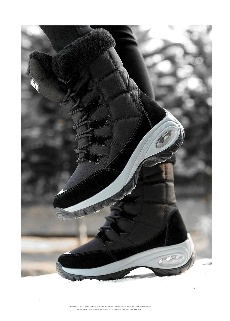 Orthopedic Snow Boots with Arch Support for Women Waterproof Warm Winter Footwear 7