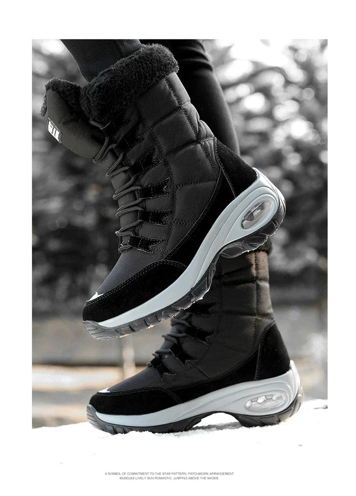 Orthopedic Snow Boots with Arch Support for Women Waterproof Warm Winter Footwear 7