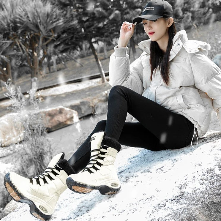 Orthopedic Snow Boots with Arch Support for Women Waterproof Warm Winter Footwear 8