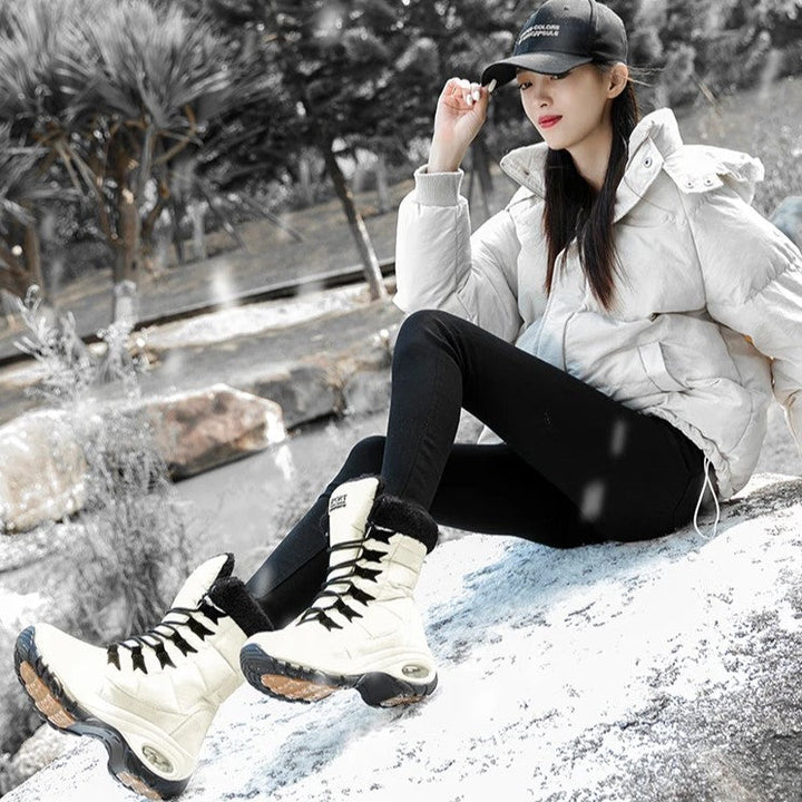 Orthopedic Snow Boots with Arch Support for Women Waterproof Warm Winter Footwear 8