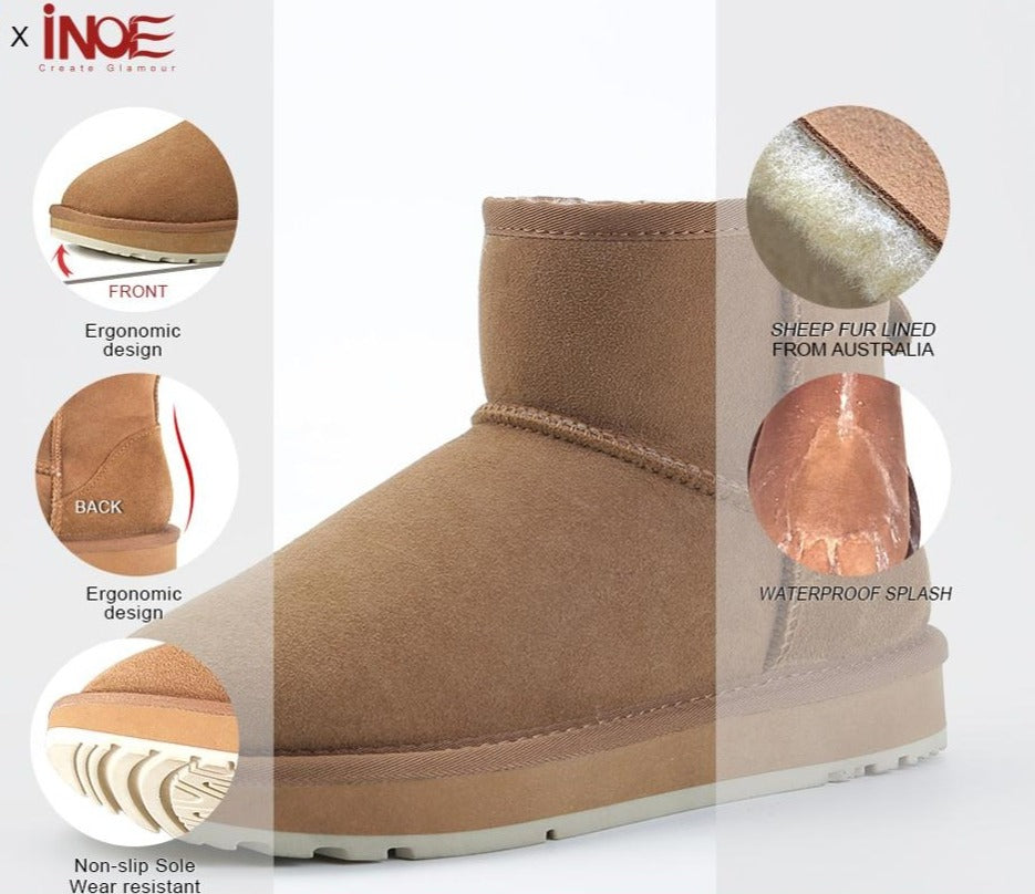 Orthopedic Suede Winter Boots with Arch Support for Women Warm and Comfortable 8