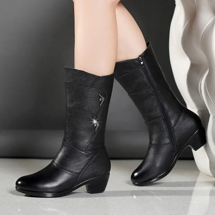 Orthopedic Winter Boots with Arch Support for Women Warm and Stylish Calf-High Design 5