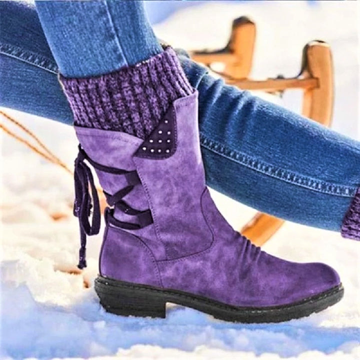 Orthopedic Winter Boots with Back Laces for Women Arch Support Comfort 5