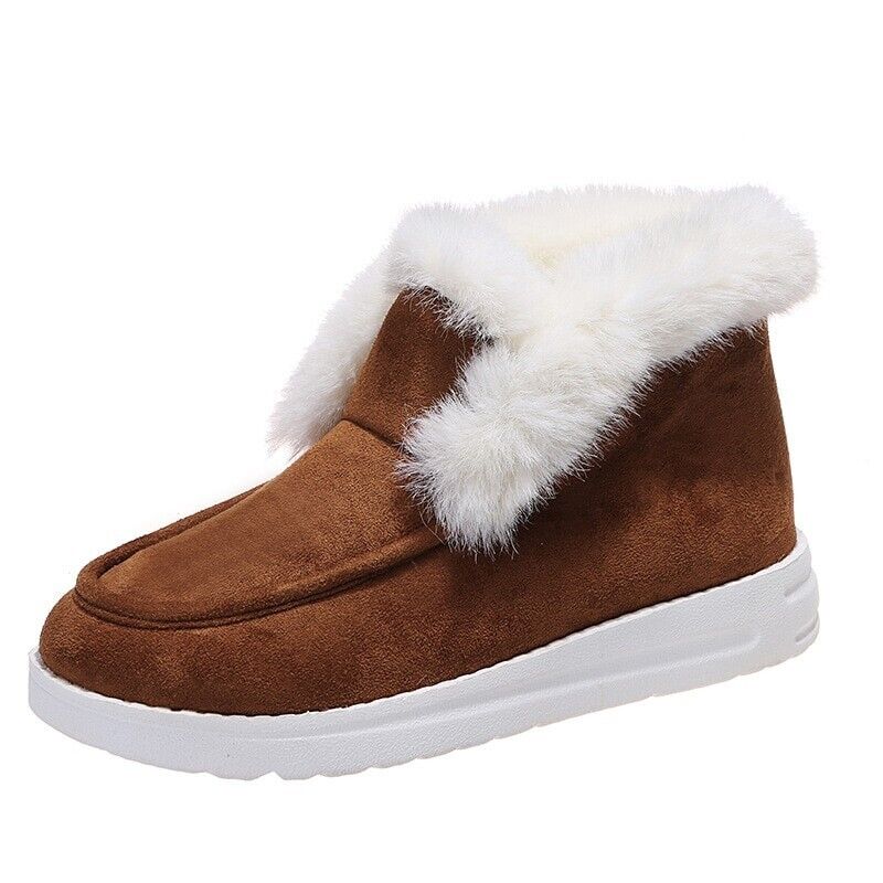 Orthopedic Winter Moccasins with Arch Support for Women Comfortable Slip-On Casual Shoes 1