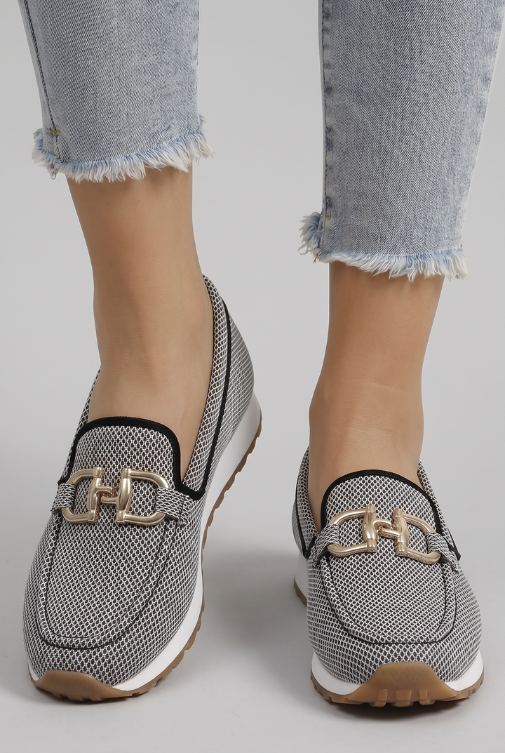 Orthopedic Women's Loafers with Arch Support and Breathable Textured Mesh 0