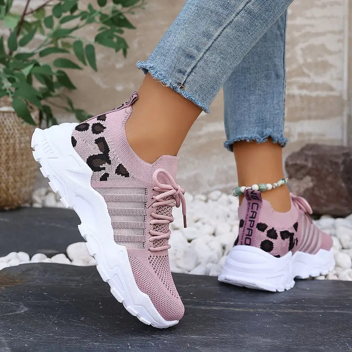 Orthopedic Women's Sneakers with Arch Support - Lightweight Breathable Platform Sole for Best Walking Comfort 1