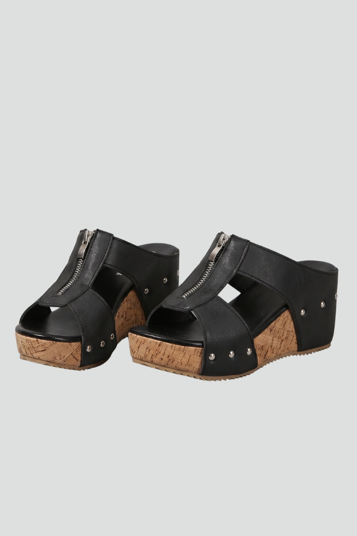 Orthopedic Women's Wedge Sandals with Arch Support and Cushioned Insole 1