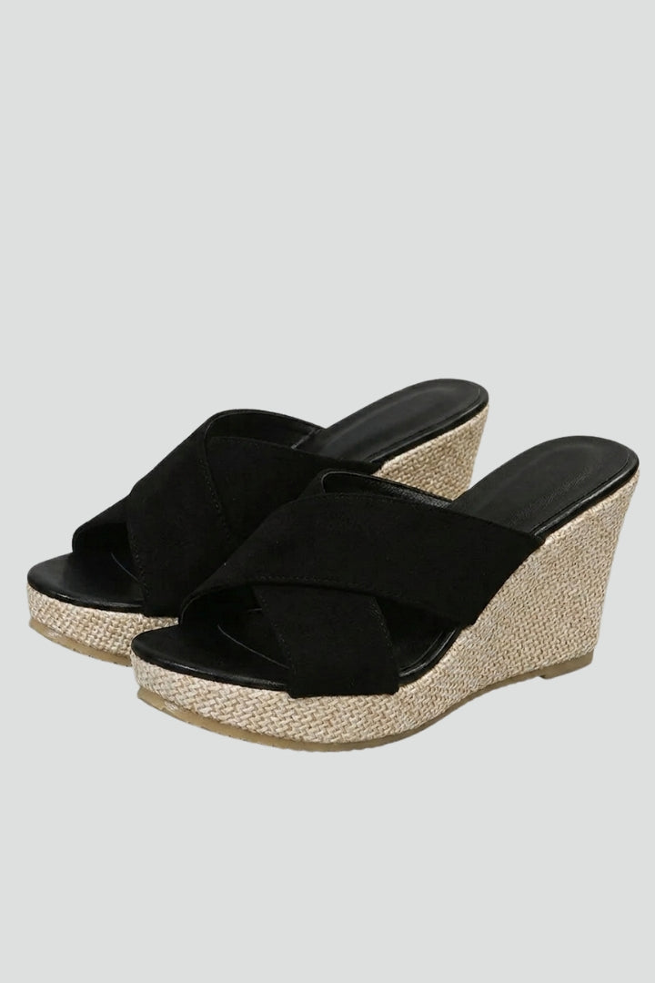 Orthopedic Women's Wedge Sandals with Arch Support and Cushioned Strap - Comfortable Summer Footwear 1