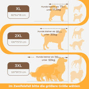 Ortopedisk hundbädd med kudde – Stor, tjock hundbädd med nackstöd och avtagbart, tvättbart överdrag 8
