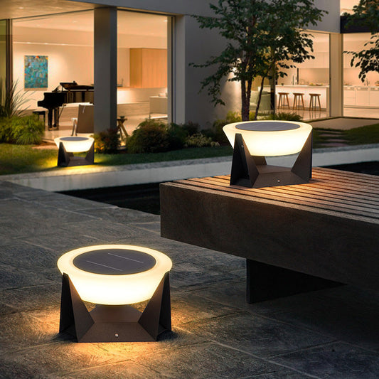 Outdoor Waterproof Solar Lawn Lamp with Motion Detection and Adjustable Height – Energy-Efficient LED Garden Light 0