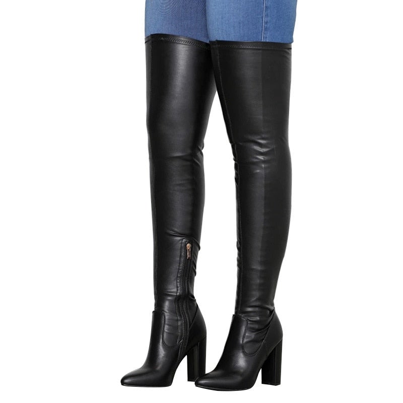 Over-the-Knee Women’s Boots Stylish High Design for Fall and Winter 3