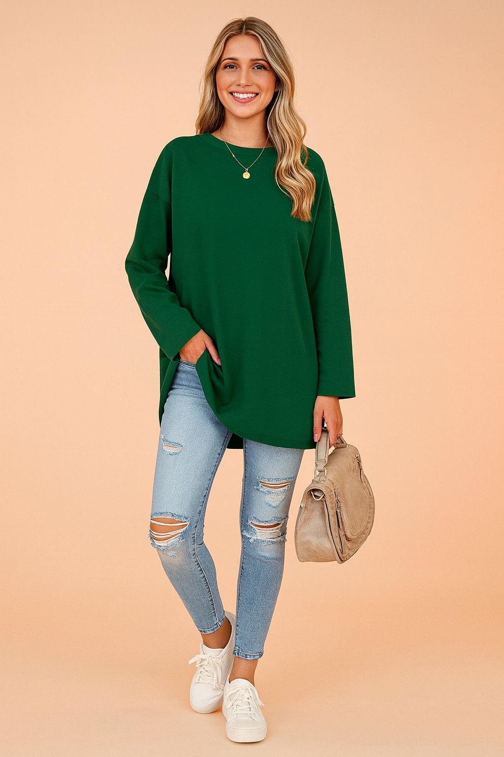 Oversized Women's Sweater - Comfortable & Stylish Casual Sweater for Everyday Wear 1