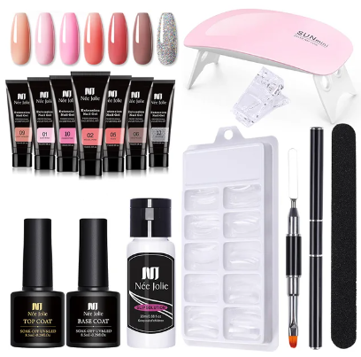 POLYGEL NALS Starter Kit! - Långvarigt nagellack - lätt att använda - Molie 5