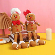 Pepparkaksprakt | Mjuk plysch jultomtedekoration 3