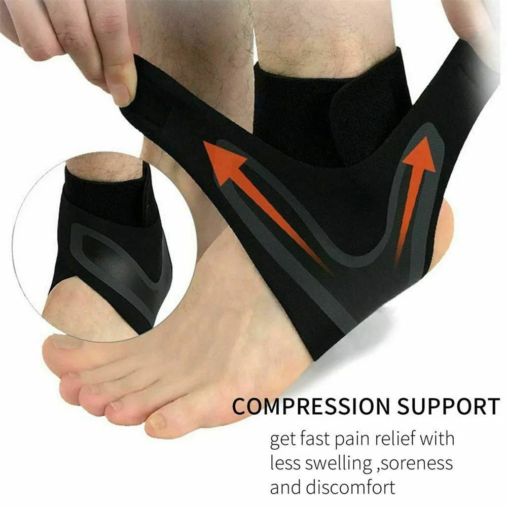 Plantar fotleds-X-wrap, stöd, kompressionshylsa 2
