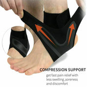 Plantar fotleds-X-wrap, stöd, kompressionshylsa 2