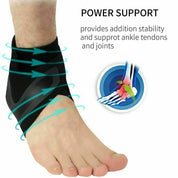 Plantar fotleds-X-wrap, stöd, kompressionshylsa 3