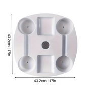 Praktisk Paraplybricka för Strandstol – Håller Drycker och Snacks Inom Räckhåll, Universell Passform, Hållbart ABS-material 1