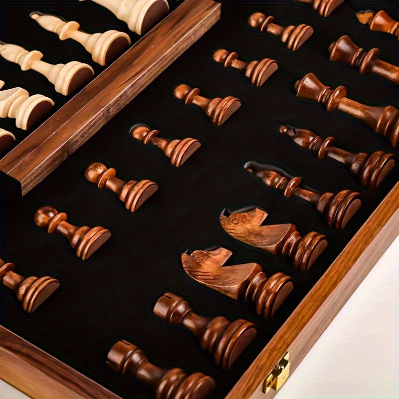 Premium schackset i trä - perfekt för tävlingsspel 5