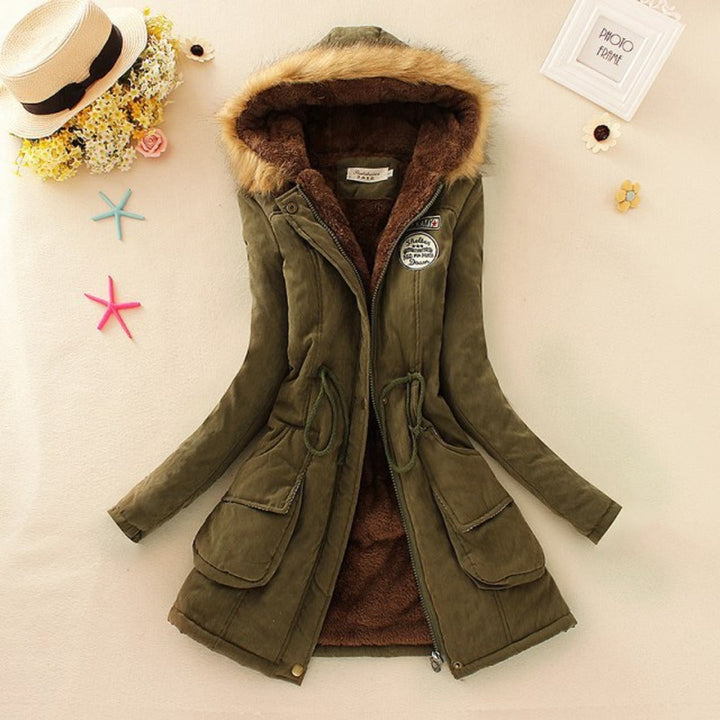 Puffer Jacket Women - Warm Lined Winter Jacket with Hood, Stylish Insulated Design for Women 14