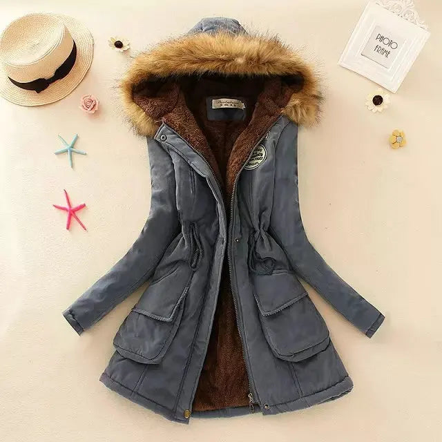 Puffer Jacket Women - Warm Lined Winter Jacket with Hood, Stylish Insulated Design for Women 18