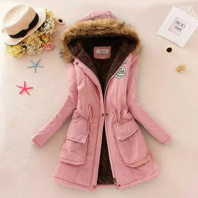 Puffer Jacket Women - Warm Lined Winter Jacket with Hood, Stylish Insulated Design for Women 9