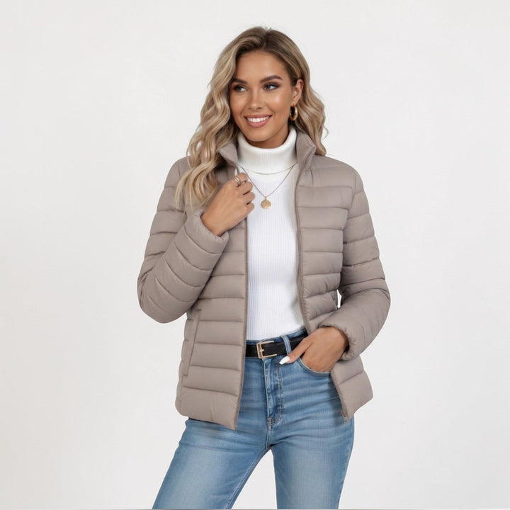 Puffer Jacket Women Lightweight Quilted Jacket Casual Winter Coats for Women Slim Fit Warm Outerwear 0