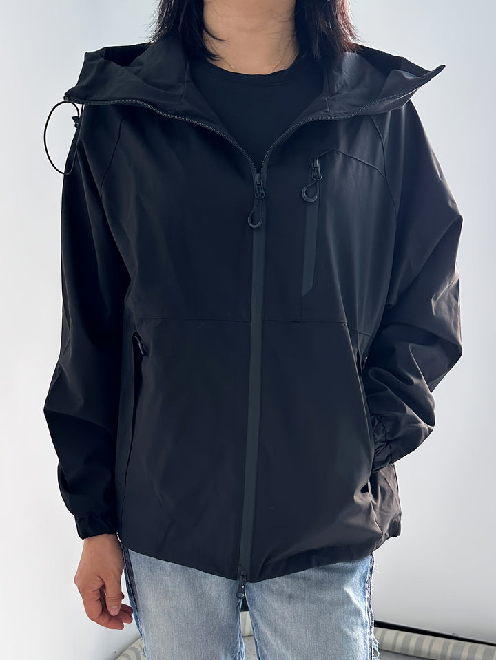 Rain Jacket Women - Stylish Waterproof Long Mac Rain Coat with Pockets for All Weather 2