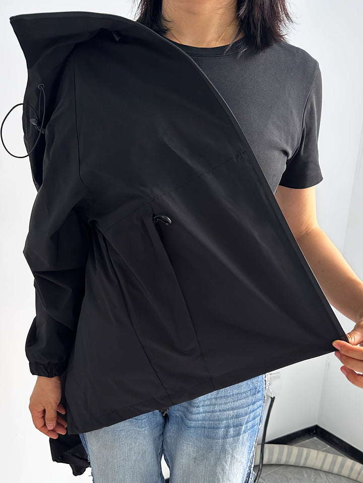 Rain Jacket Women - Stylish Waterproof Long Mac Rain Coat with Pockets for All Weather 7