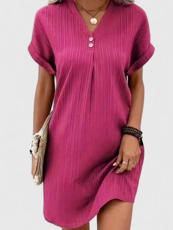 Relaxed Fit Draped Dress for Everyday Comfort and Style 1