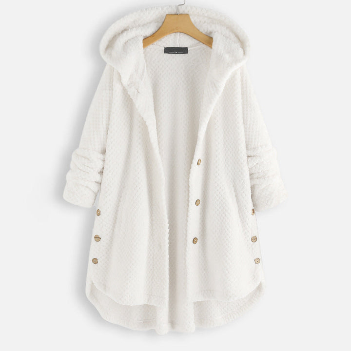 Reversible Fleece Jacket with Hood for Stylish Winter Comfort 0
