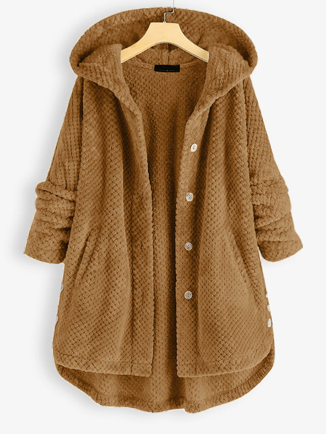 Reversible Fleece Jacket with Hood for Stylish Winter Comfort 2