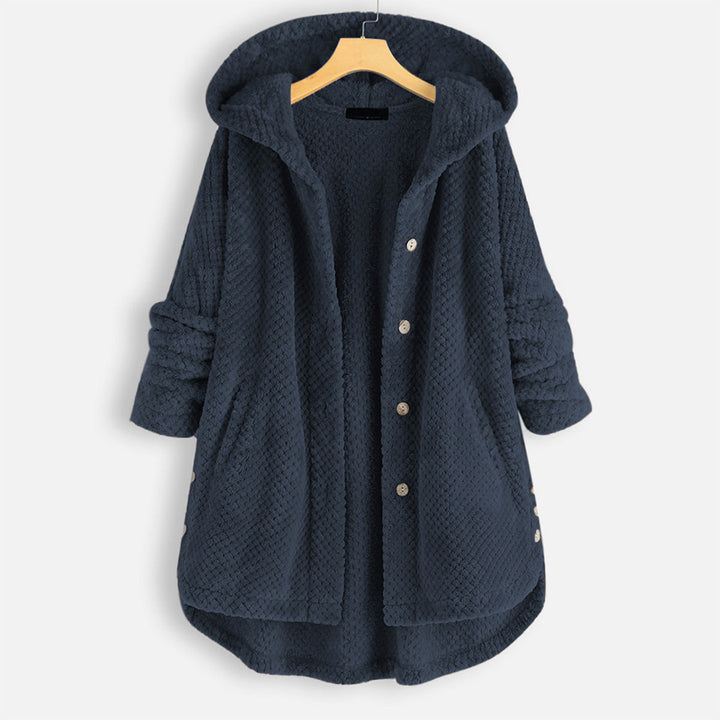 Reversible Fleece Jacket with Hood for Stylish Winter Comfort 6