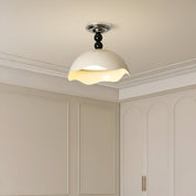 Rheana - Modern taklampa med äggskal i krämfärg 6