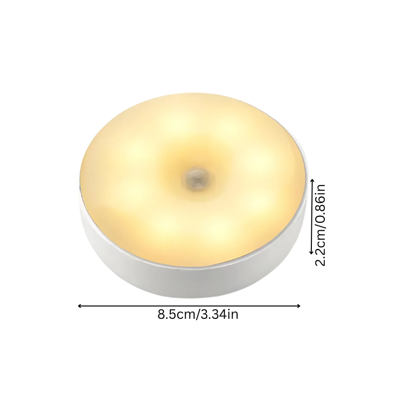 Rörelseavkännande Nattlampa för Barn och Bebisar – Uppladdningsbar, Varmvit Belysning med Magnetisk Fäste 1